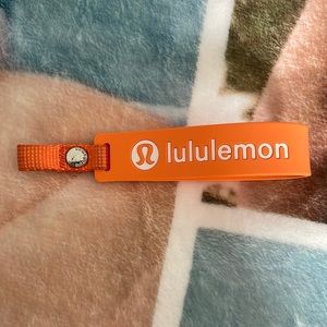 Lululemon Silicone Keychain